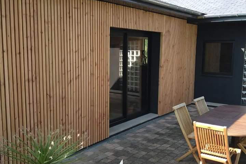 Bois Douglas pour bardage bois clairevoie Nature Bois Concept