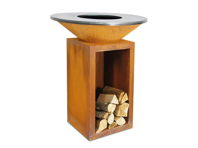                             Brasero Plancha OFYR Classic Storage Corten 85
                        