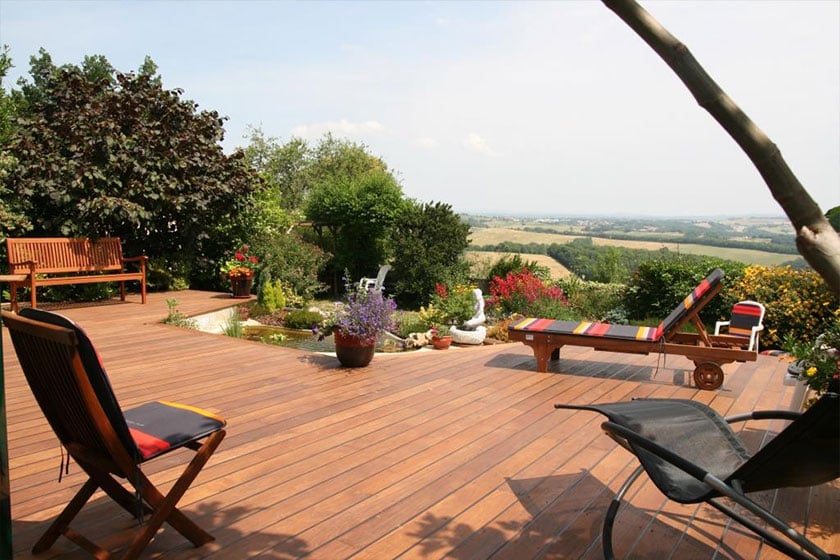 Lame en bois Cumaru pour Terrasse Nature Bois Concept