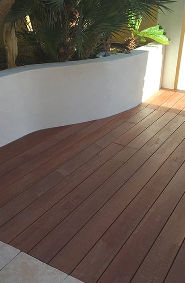 plancher bois exotique en massaranduba