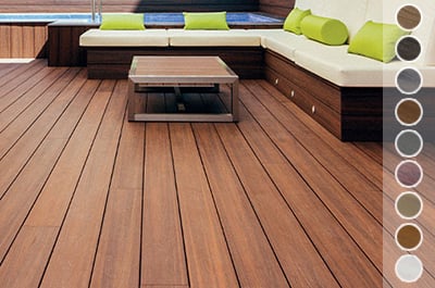 8 x bois de terrasse planches entièrement traité 2.4 mètre x 100mm x 25mm épaisseur 
