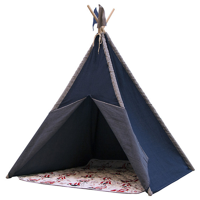 Tente tipi pour enfant esprit marin - Nautic Tente tipi pour enfant esprit marin - Nautic