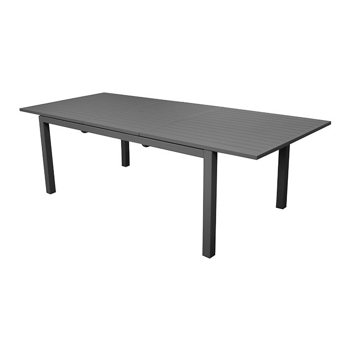 Ensemble salon de jardin 6 personnes - Table extensible Trieste gris - Alizé Ensemble salon de jardin 6 personnes - Table extensible Trieste gris - Alizé