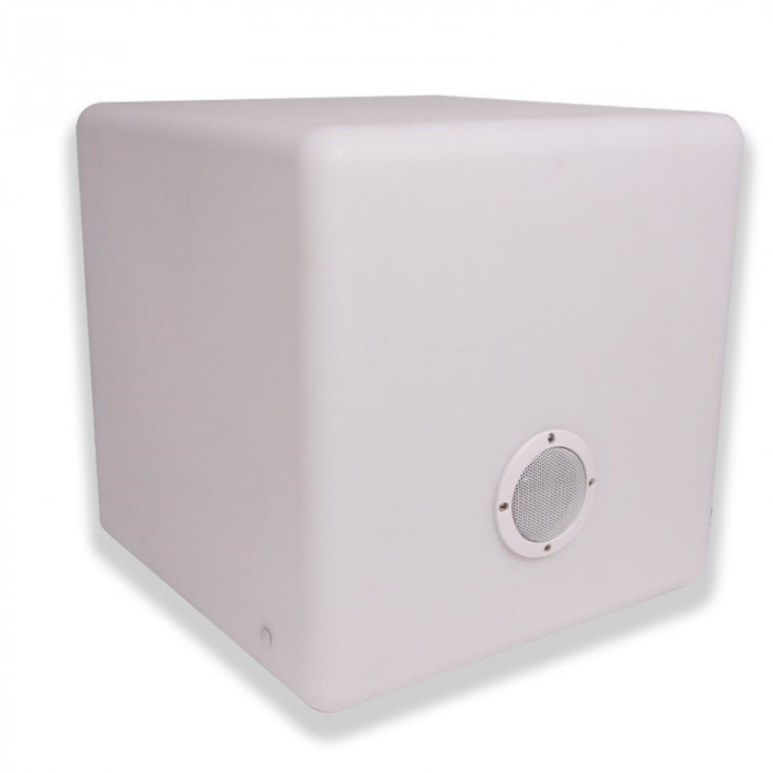Enceinte Lumineuse multicolore musicale bluetooth Cube 40 3 watt Garden Lights Enceinte Lumineuse multicolore musicale bluetooth Cube 40 3 watt Garden Lights