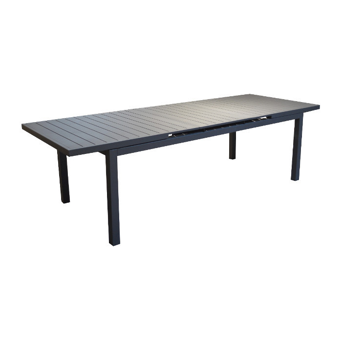 Table de jardin Lift Valencia - 160/206 cm - alu - gris Table de jardin Lift Valencia - 160/206 cm - alu - gris