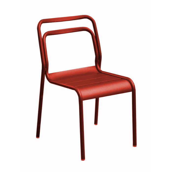 Chaise de jardin EOS - alu - rouge Chaise de jardin EOS - alu - rouge