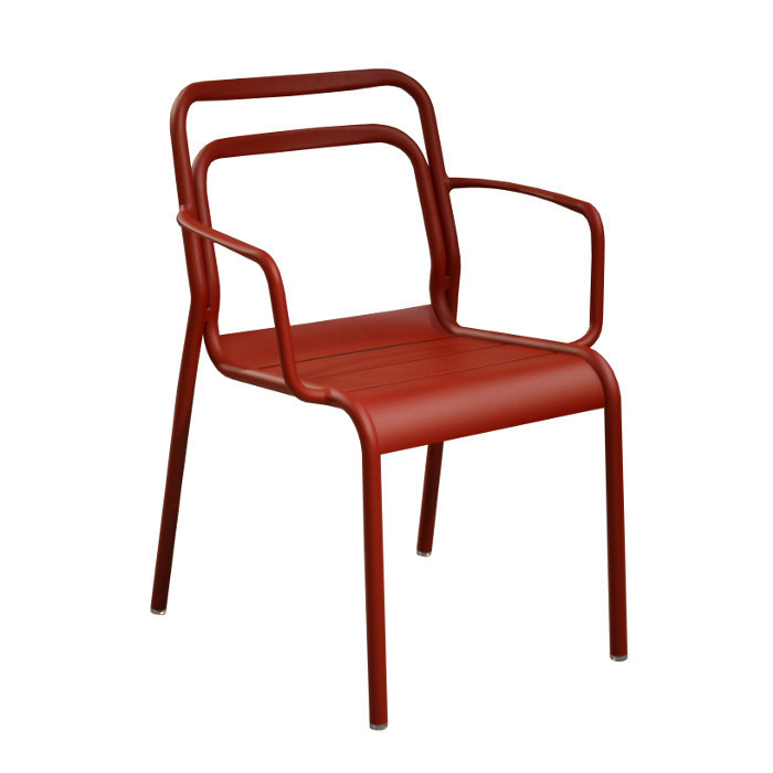 Fauteuil de jardin EOS - alu - rouge Fauteuil de jardin EOS - alu - rouge