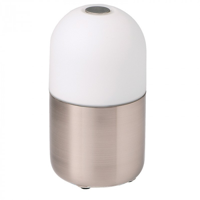 Lampe multicolore LED portative Bean Garden Lights couleur métal brossé Lampe multicolore LED portative Bean Garden Lights couleur métal brossé