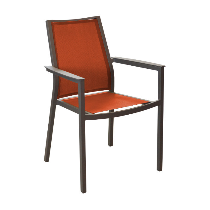 Fauteuil de jardin Ida - alu - paprika Fauteuil de jardin Ida - alu - paprika