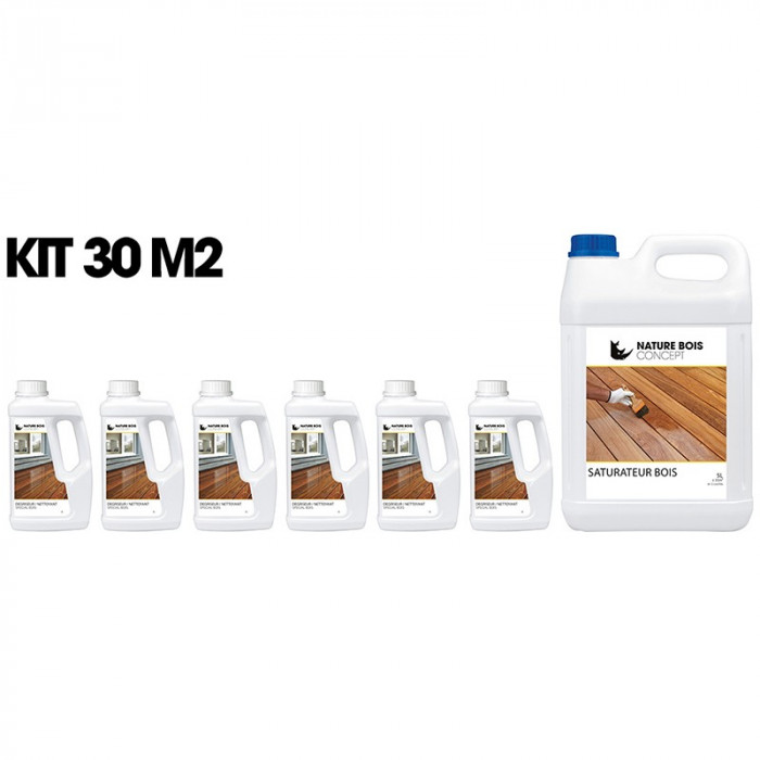 Kit d'entretien terrasse bois Nature Bois Concept exotique Kit d'entretien terrasse bois Nature Bois Concept exotique