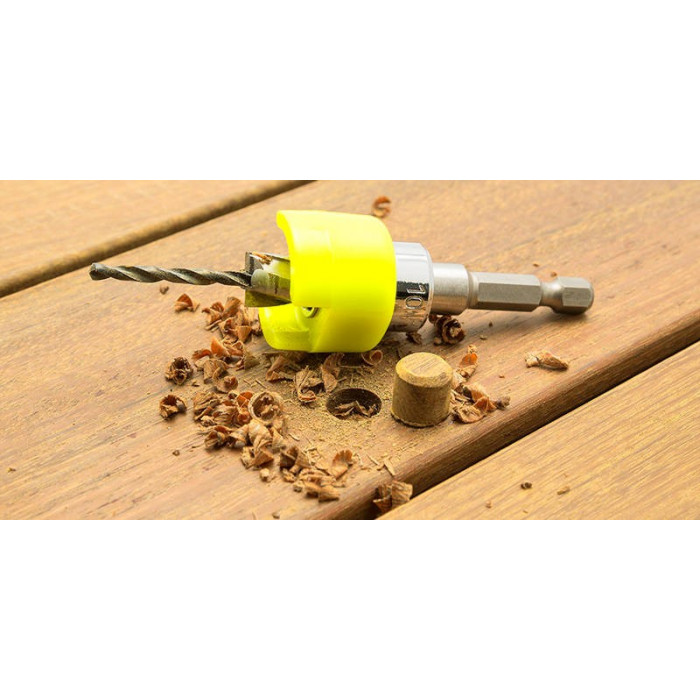 Mise en oeuvre des bouchons bois exotique pour lame de terrasse Mise en oeuvre des bouchons bois exotique pour lame de terrasse