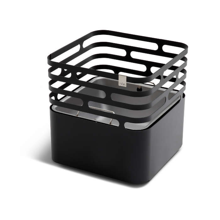 Brasero Cube - Höfats - Couleur noir - Cuvette réversible Brasero Cube - Höfats - Couleur noir - Cuvette réversible