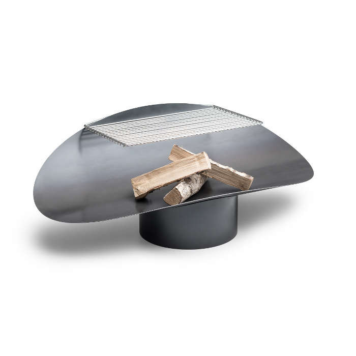 Brasero Ellipse - Höfats - Acier corten massif - Grille cuisson barbecue Brasero Ellipse - Höfats - Acier corten massif - Grille cuisson barbecue