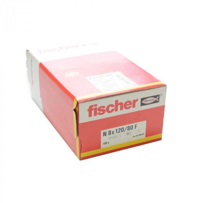 Boîte de 100 chevilles à frapper Fischer 8x120 Boîte de 100 chevilles à frapper Fischer 8x120