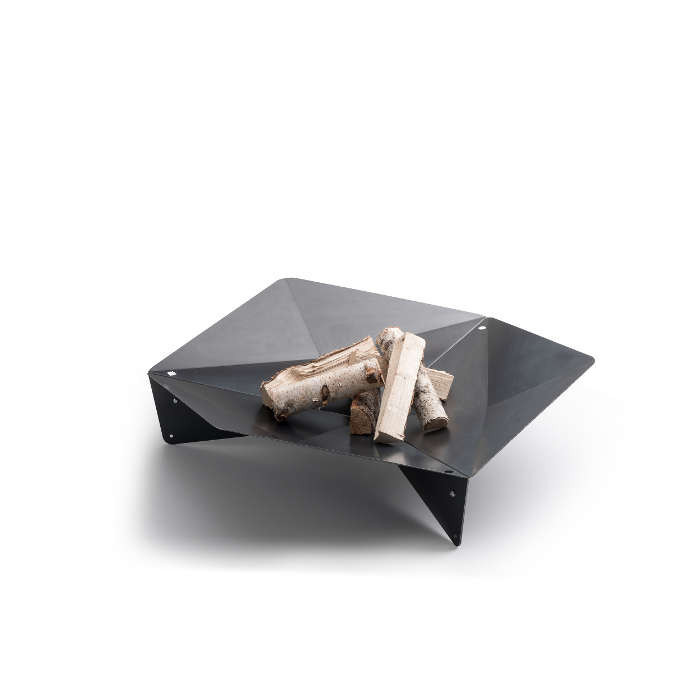 Brasero Triple - Höfats - Diamètre 120cm - Acier corten massif Brasero Triple - Höfats - Diamètre 120cm - Acier corten massif