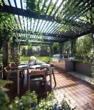 Pergola bioclimatique