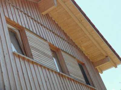 Bardage bois couvre-joint : décoration d'extérieur