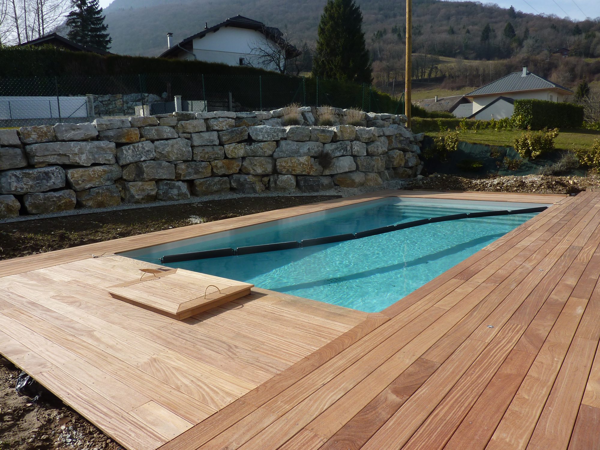 piscine terrasse bois