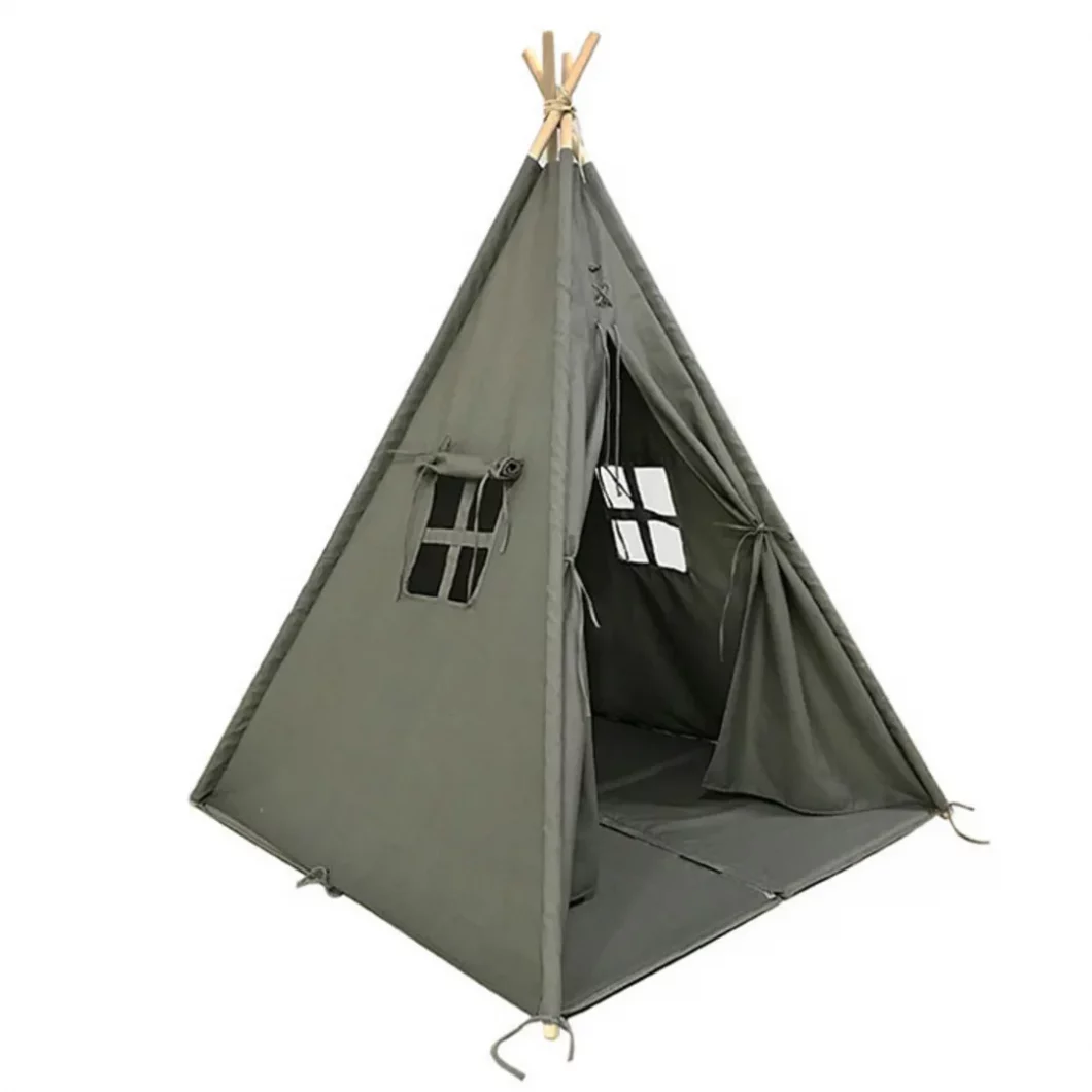 tente tipi gris
